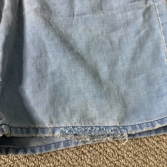 Guess Womens Shorts Size 3 Juniors Blue Light Wash Denim Cotton Linen Blend - Picture 3 of 14